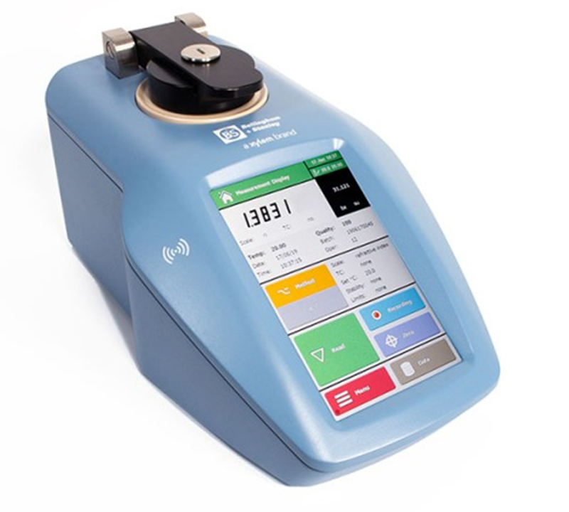 Digital Refractometer with Peltier Temperature Control and Touchscreen-Sugar (°Brix): 0-100